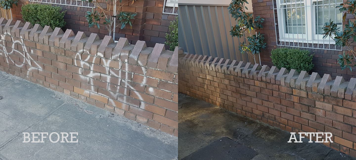 Brick Cleaning Graffiti Cleaning