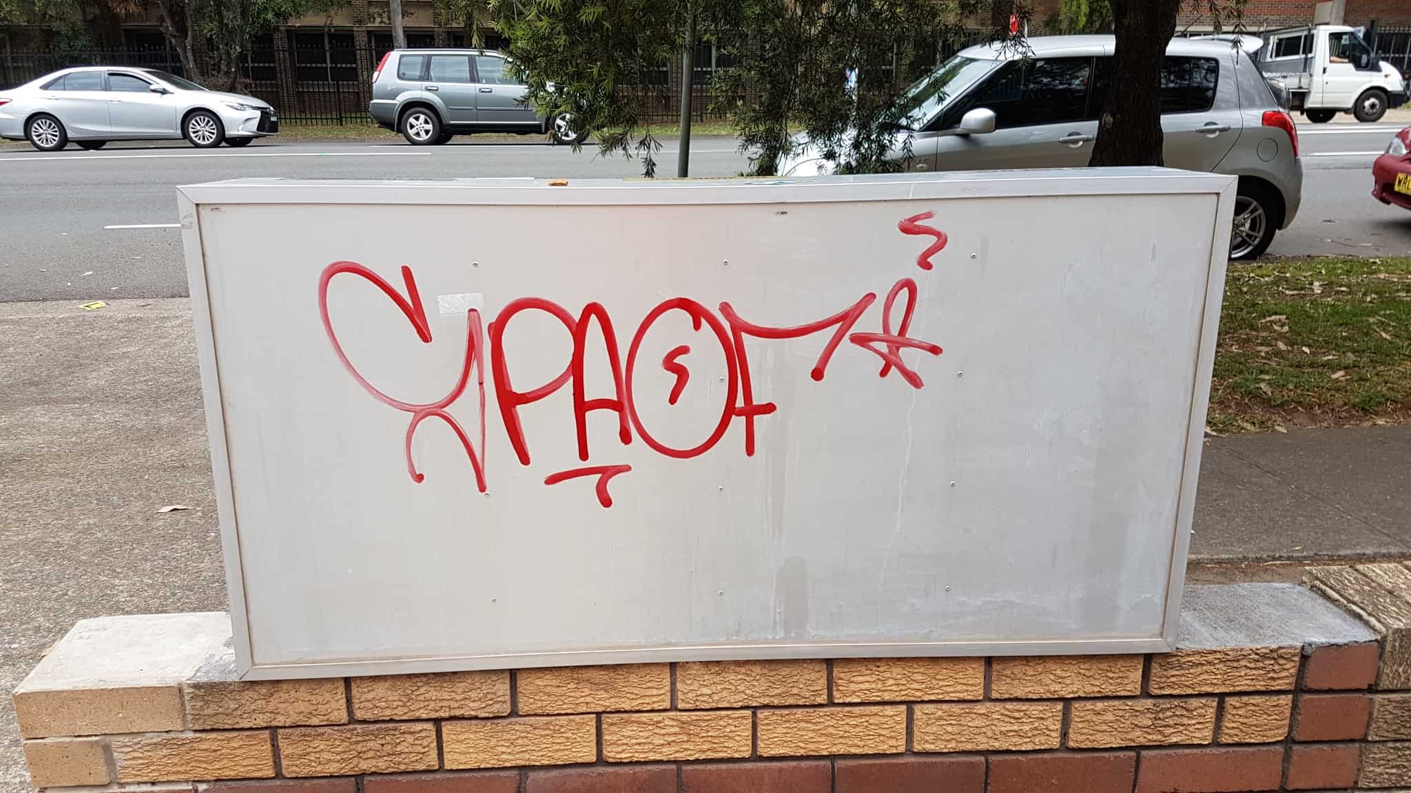 Graffiti Cleaning Wall Sydney